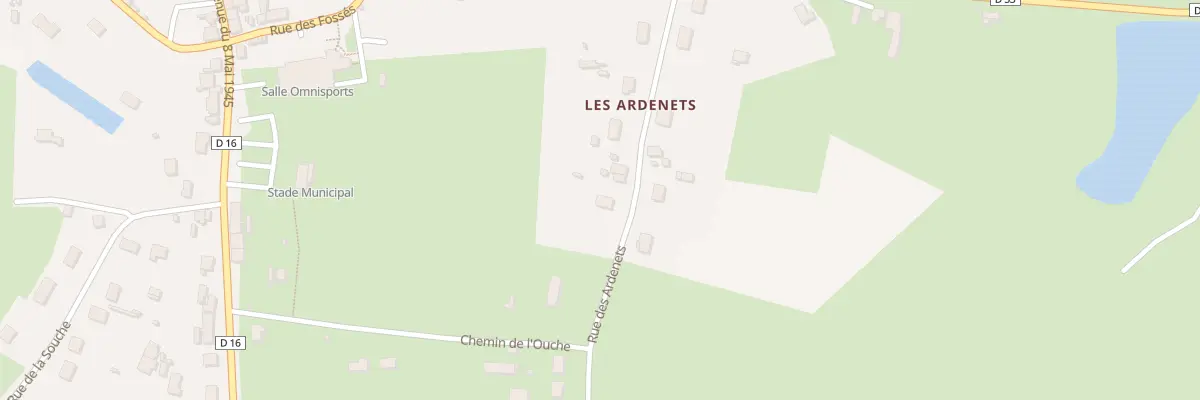 Plan du 8 Rue des Ardenets à Villefranche-d’Allier