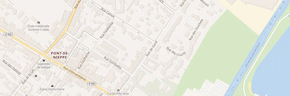 Plan du 173 Rue de Gand à Nieppe