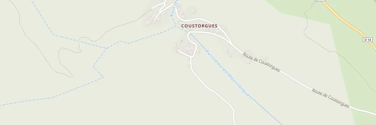 Plan du 5850 Coustorgues à Fraisse-sur-Agout
