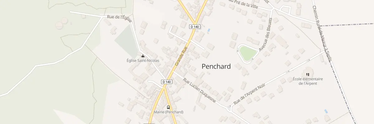 Plan du 14 Grande Rue à Penchard