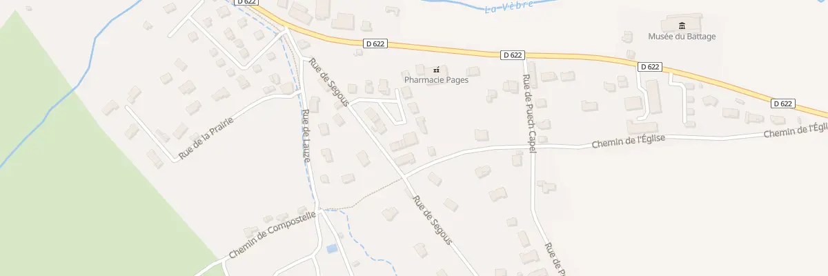 Plan du 95 Lot de Ségous à Murat-sur-Vèbre