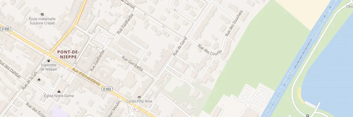 Plan du 154B Rue de Gand à Nieppe