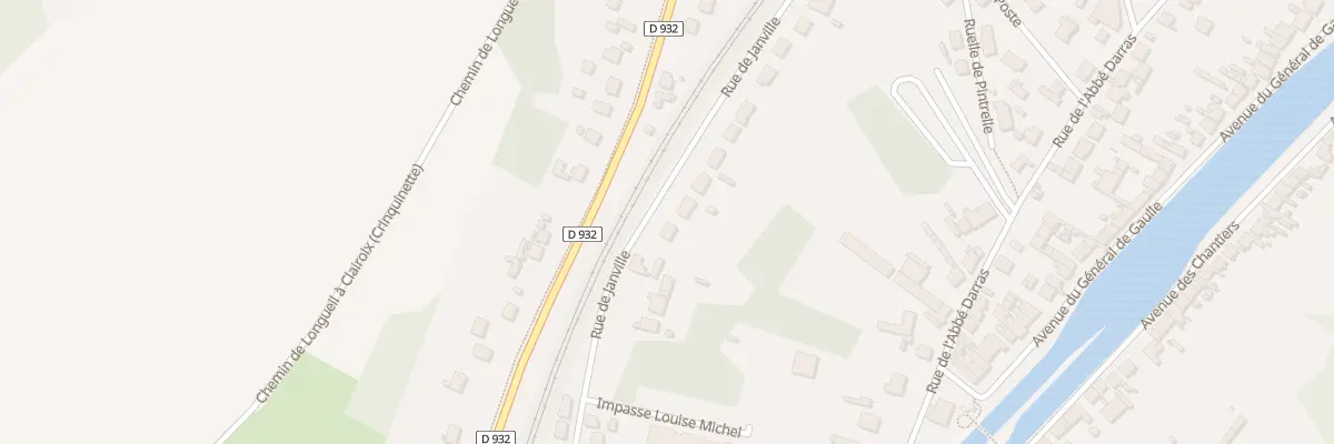Plan du 282 Rue de Janville à Longueil-Annel