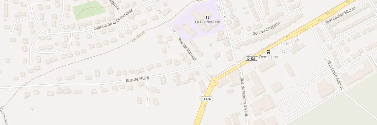 Plan du 5 Rue de Mareuil à Quincy-Voisins