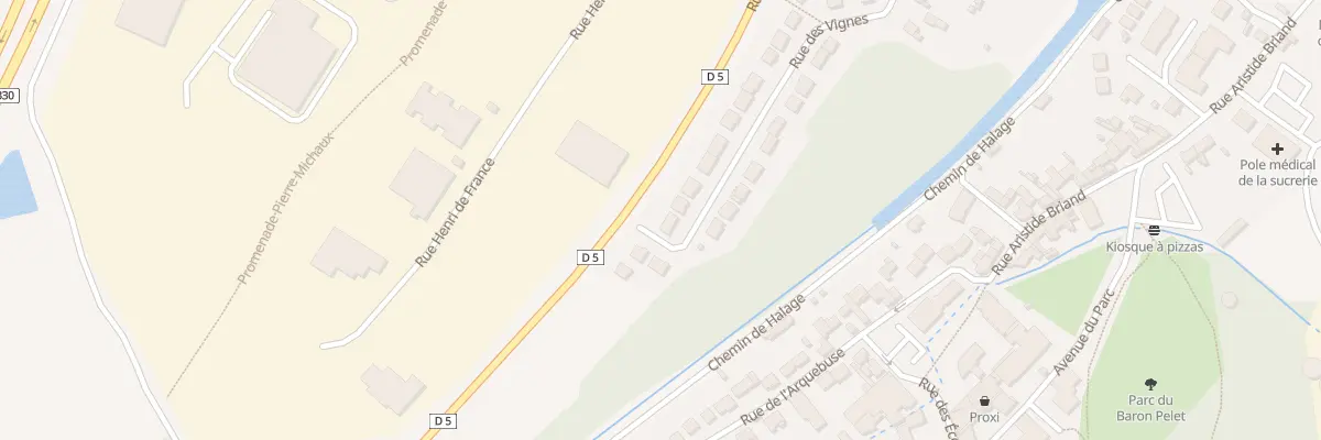 Plan du 60 Rue des Vignes à Villenoy