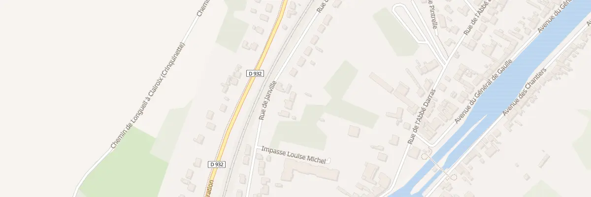 Plan du 328 Rue de Janville à Longueil-Annel