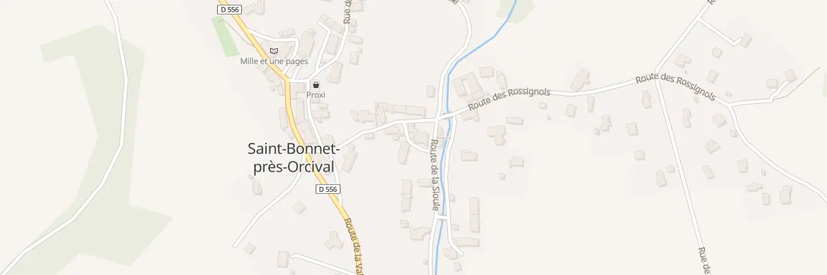 Plan du 5037 Bourg de St Bonnet à Saint-Bonnet-près-Orcival