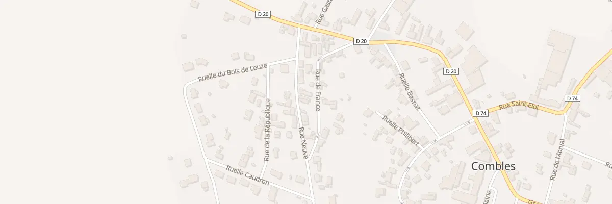 Plan du 27 Rue Neuve à Combles