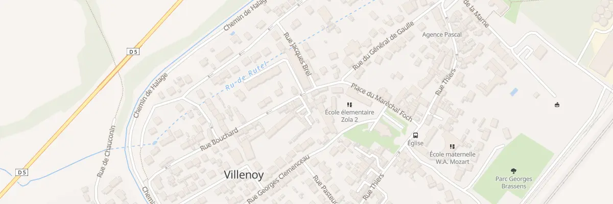 Plan du 5B Rue Bouchard à Villenoy