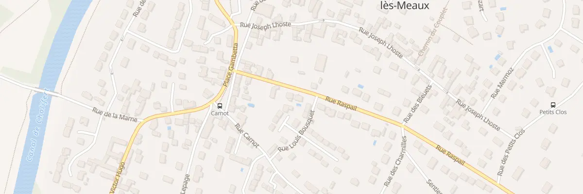 Plan du 12 Rue Raspail à Mareuil-lès-Meaux