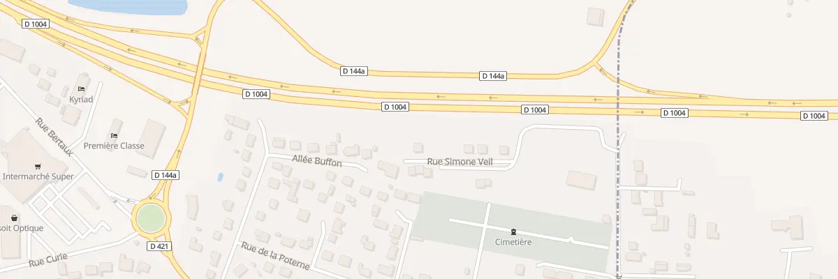 Plan du 22 Rue Simone Veil à Fontenay-Trésigny