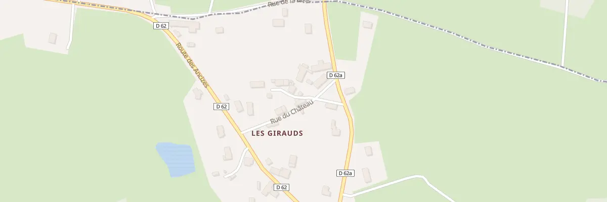 Plan du 5234 Les Girauds à Chapdes-Beaufort