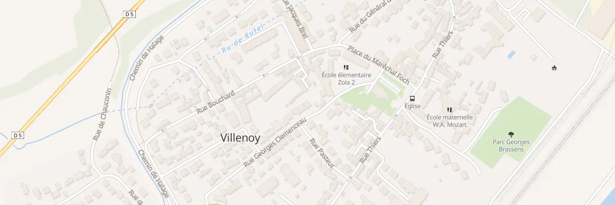Plan du 4C Rue Georges Clémenceau à Villenoy