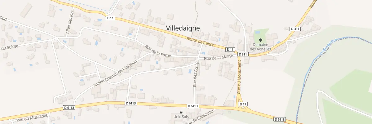 Plan du 8 Pl de la Forge à Villedaigne