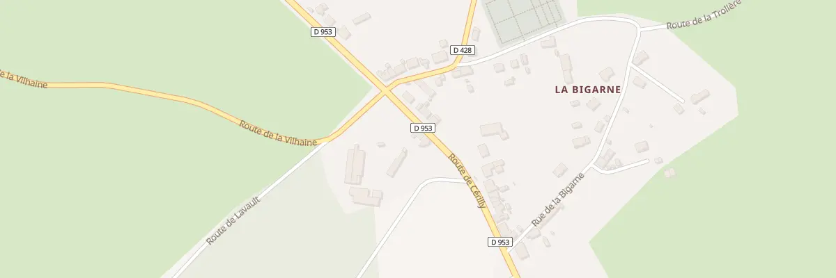 Plan du 31 Rte de Cérilly à Theneuille