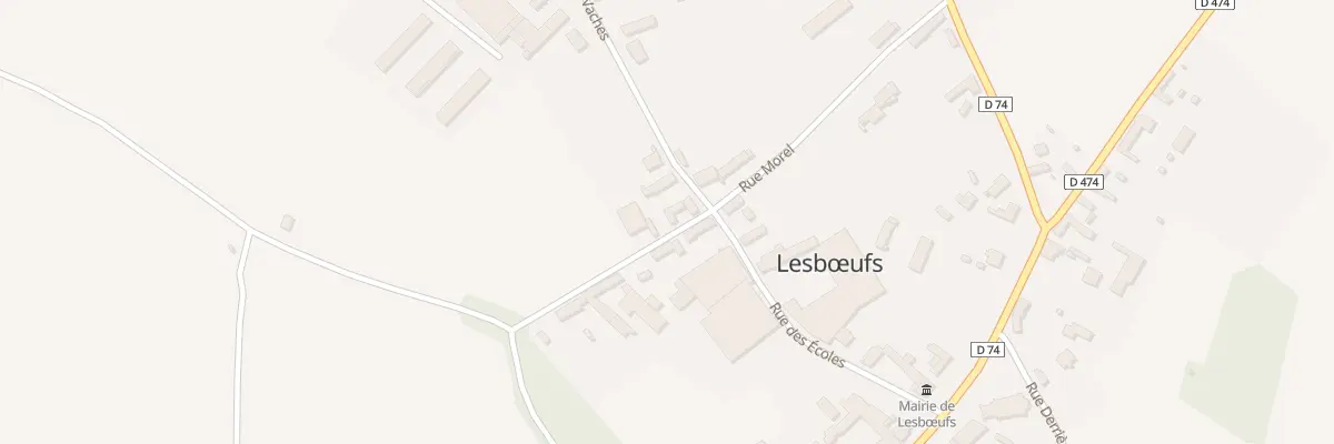 Plan du 10 Rue Morel à Lesbœufs