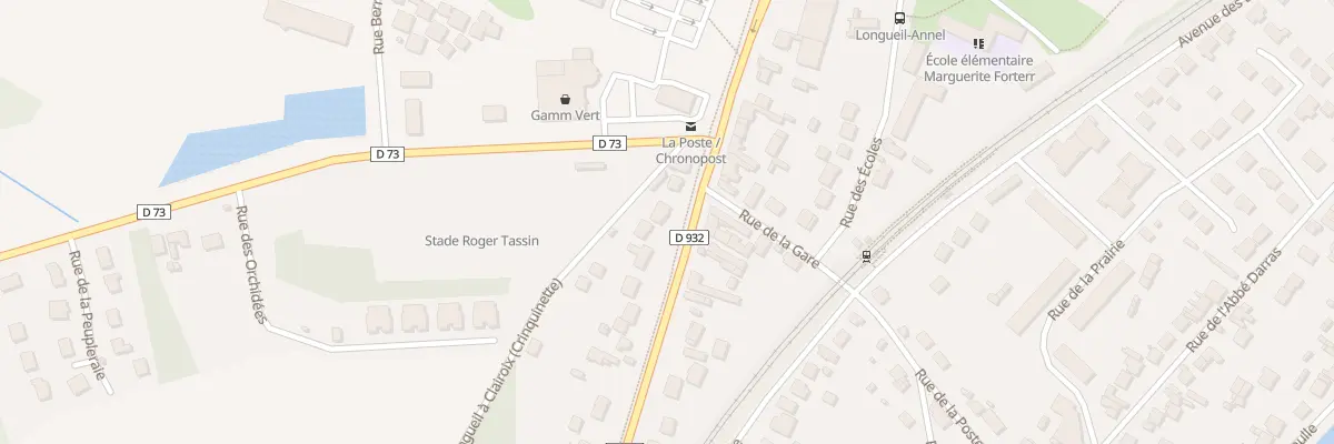 Plan du 595 Av de la Libération à Longueil-Annel