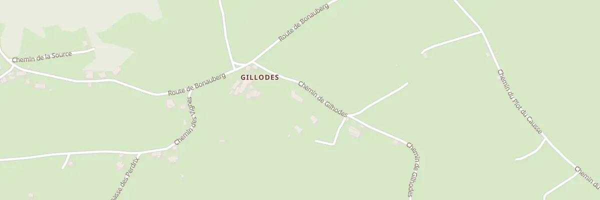 Plan du 1400 Gillodes à Castelnau-de-Mandailles