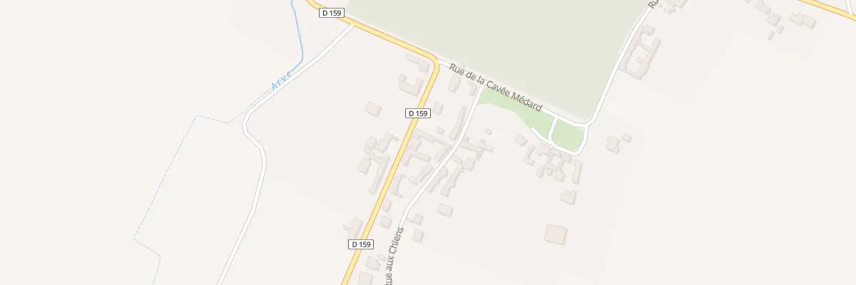 Plan du 7 Av du Château à Avricourt