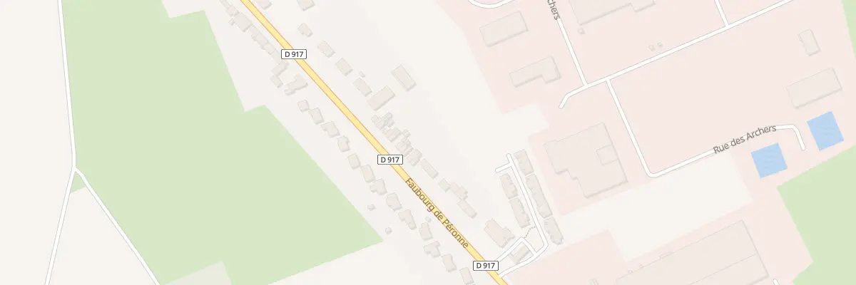 Plan du 82 Rue du Faubourg de Péronne à Bapaume