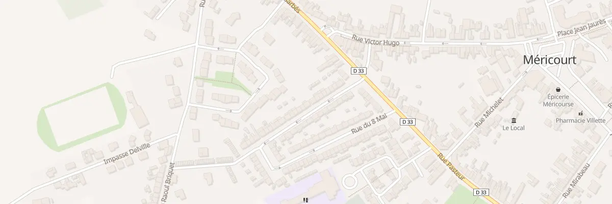 Plan du 99 Rue du 8 Mai à Méricourt