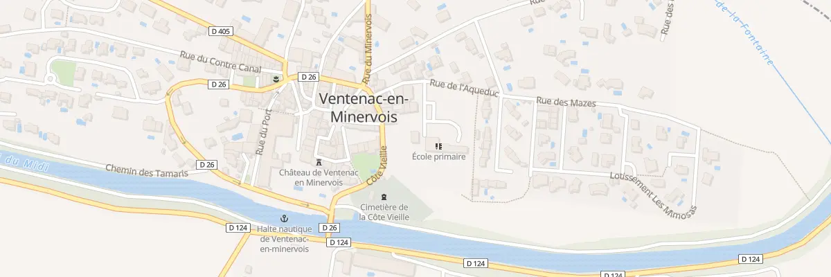 Plan du 7B Rue Cote Vieille à Ventenac-en-Minervois