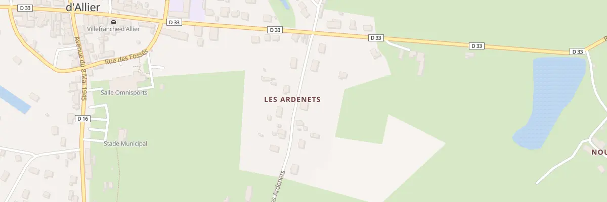 Plan du 3B Rue des Ardenets à Villefranche-d’Allier