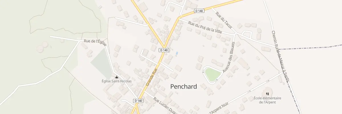 Plan du 28 Grande Rue à Penchard