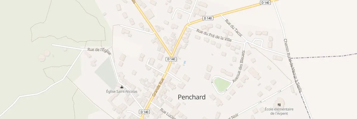 Plan du 28B Gr Grande Rue à Penchard