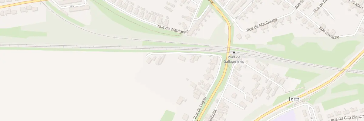 Plan du 419 Rue de Lugau à Sallaumines