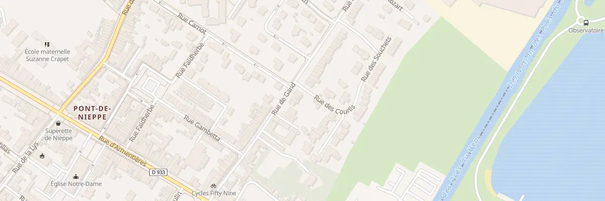 Plan du 196 Rue de Gand à Nieppe
