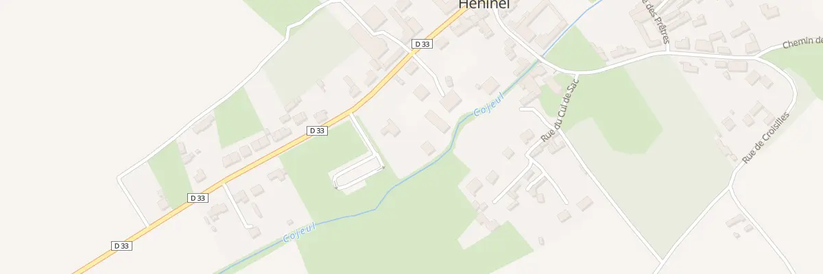 Plan du 6 Rue Saint Martin à Héninel