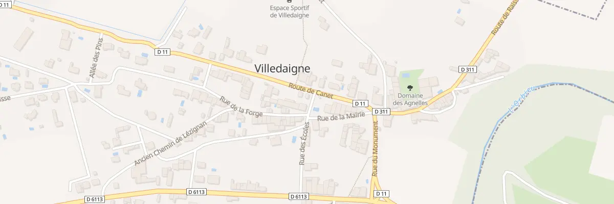 Plan du 2 Rue de la Forge à Villedaigne
