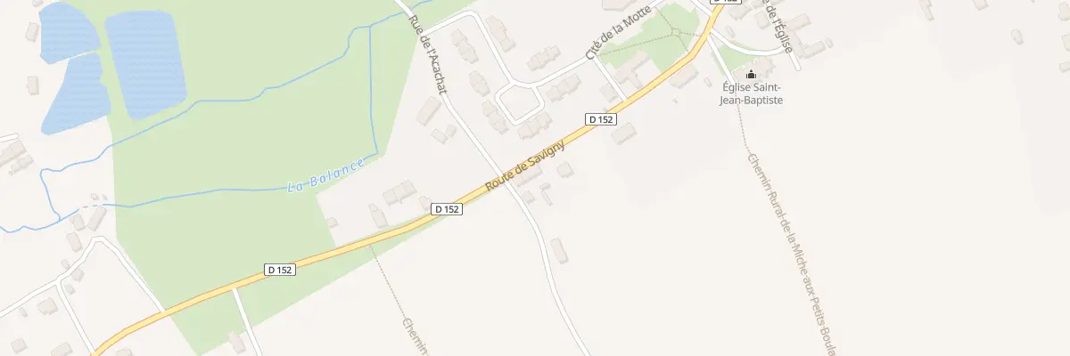 Plan du 31 Rte de Savigny à Sury-près-Léré