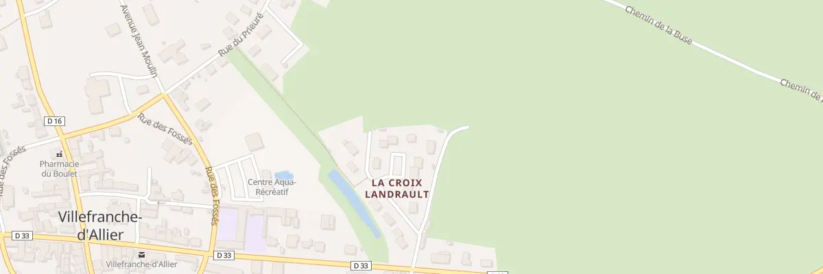 Plan du 10 Clos de la Croix Landrault à Villefranche-d’Allier