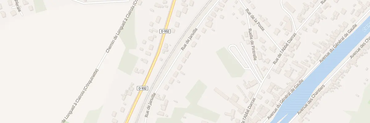 Plan du 208 Rue de Janville à Longueil-Annel