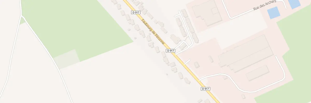 Plan du 123 Rue du Faubourg de Péronne à Bapaume