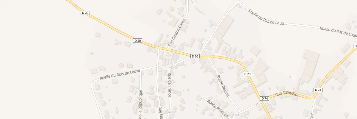 Plan du 1 Rue de France à Combles