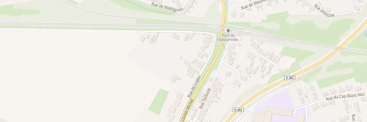 Plan du 223T Rue de Lugau à Sallaumines