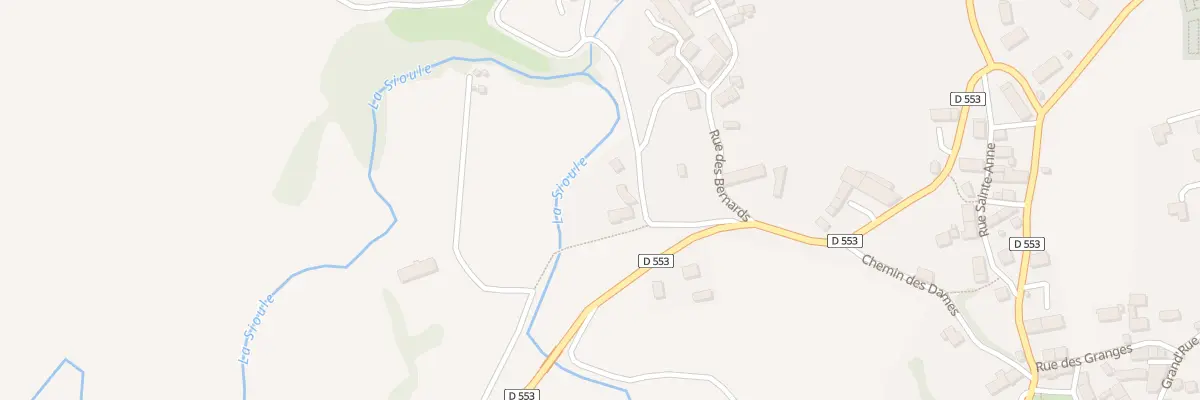 Plan du 5425 Les Bernards à Olby