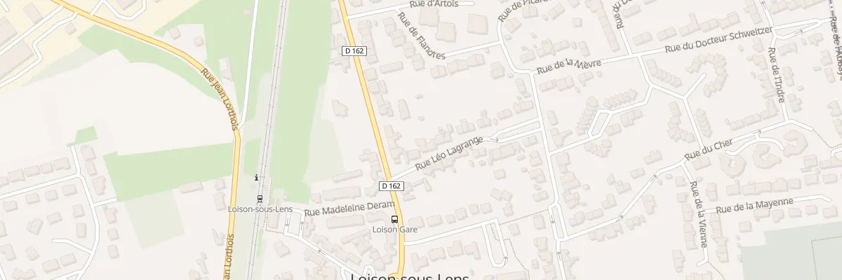 Plan du 3 Rue Léo Lagrange à Loison-sous-Lens