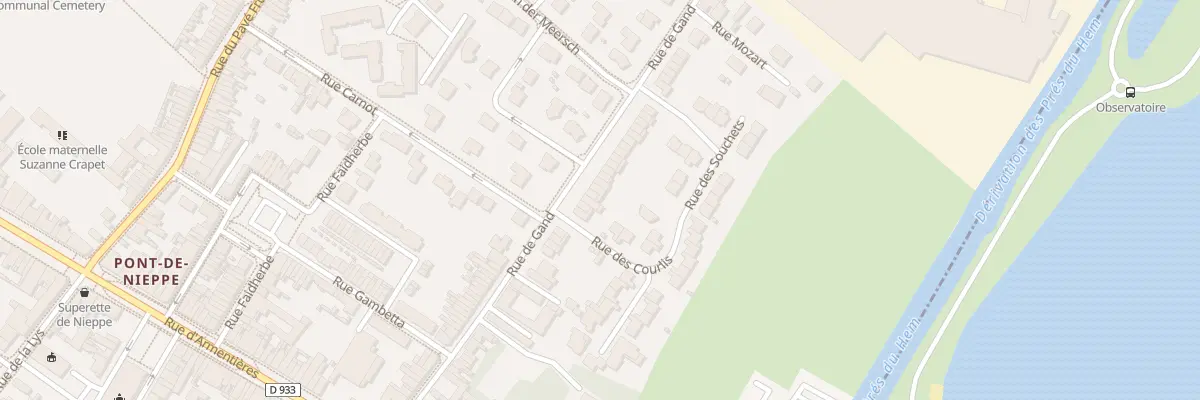 Plan du 242 Rue de Gand à Nieppe
