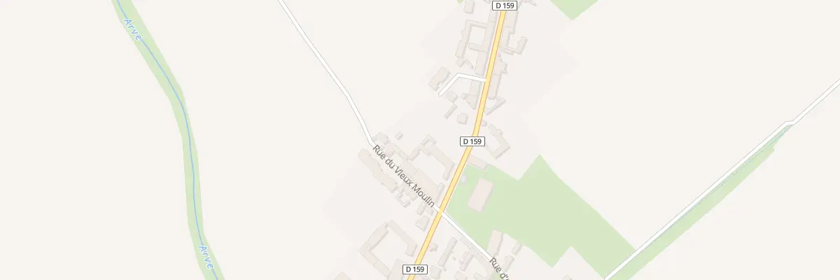Plan du 2 Rue du Vieux Moulin à Avricourt