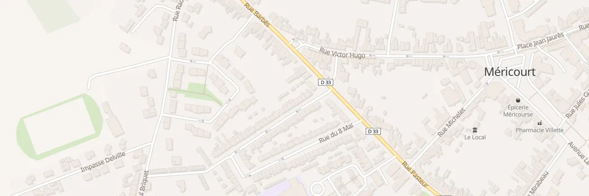 Plan du 109 Rue du 8 Mai à Méricourt