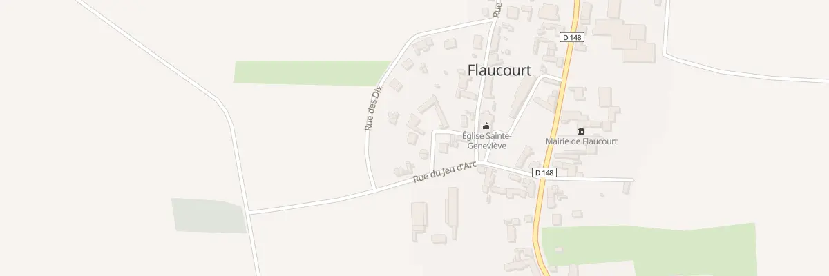 Plan du 3 Rue du Carrefour à Flaucourt