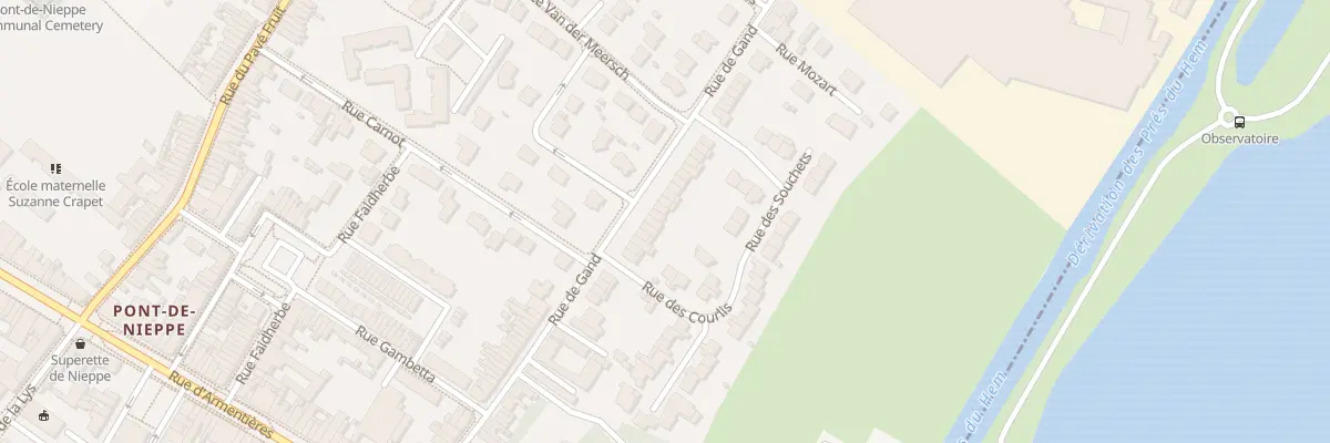 Plan du 256 Rue de Gand à Nieppe