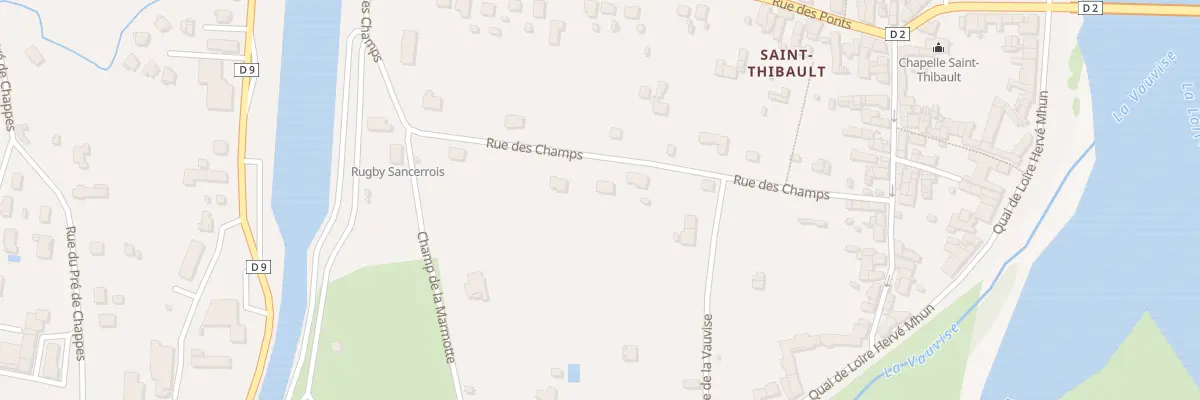 Plan du 13 Rue des Champs à Saint-Satur
