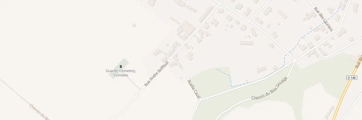 Plan du 28 Rue André Briffeuil à Combles