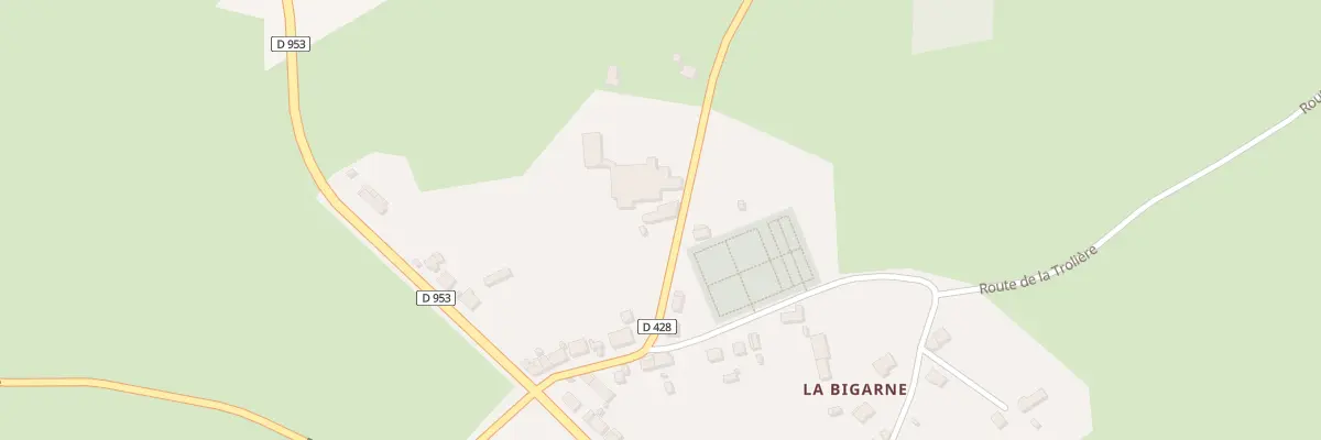 Plan du 13 Rte de Saint Pardoux à Theneuille