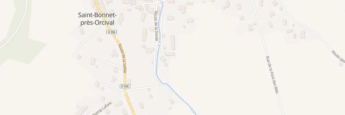 Plan du 5032 Bourg de Saint Bonnet à Saint-Bonnet-près-Orcival